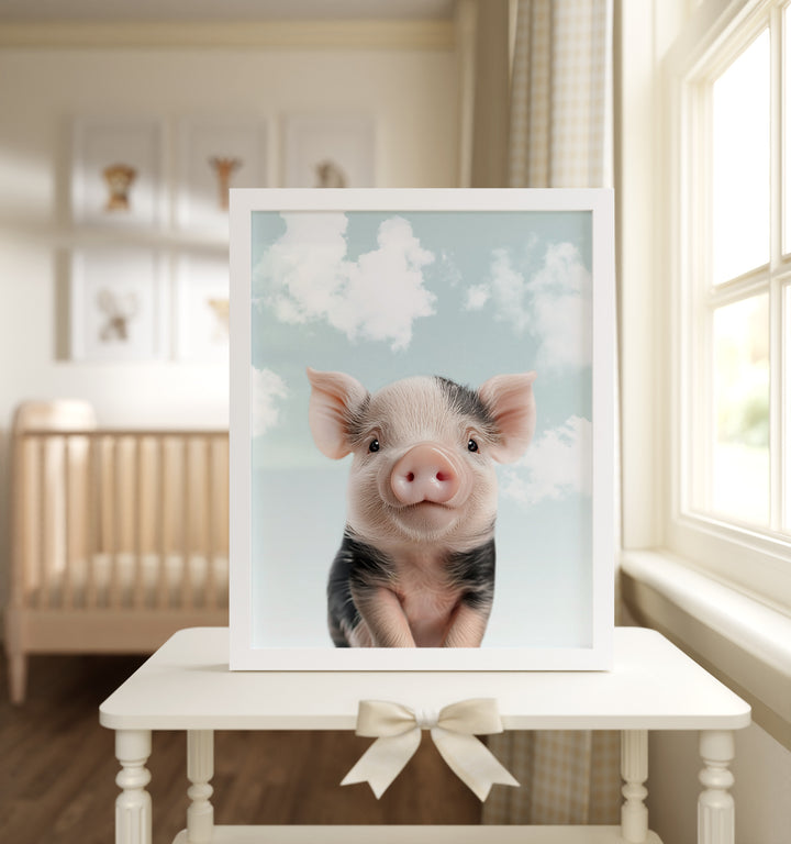 Baby Pig Framed Art