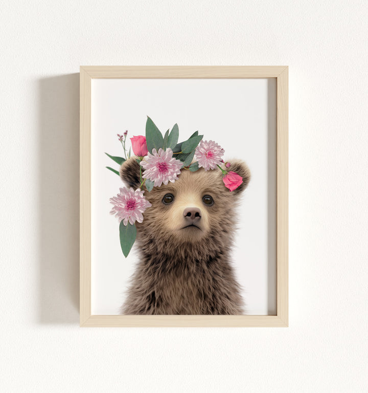 Baby Grizzly Bear Framed Art