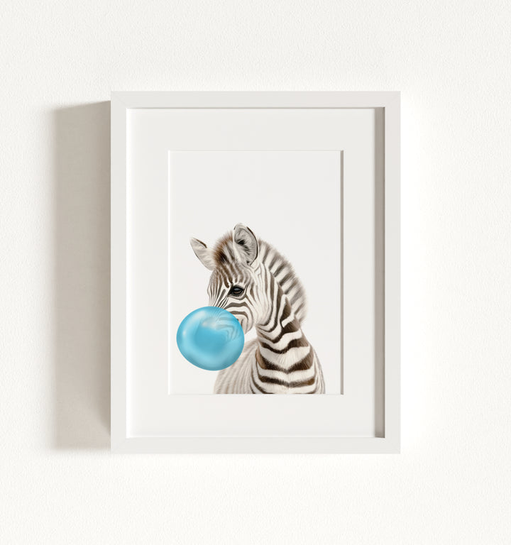 Baby Zebra Framed Art