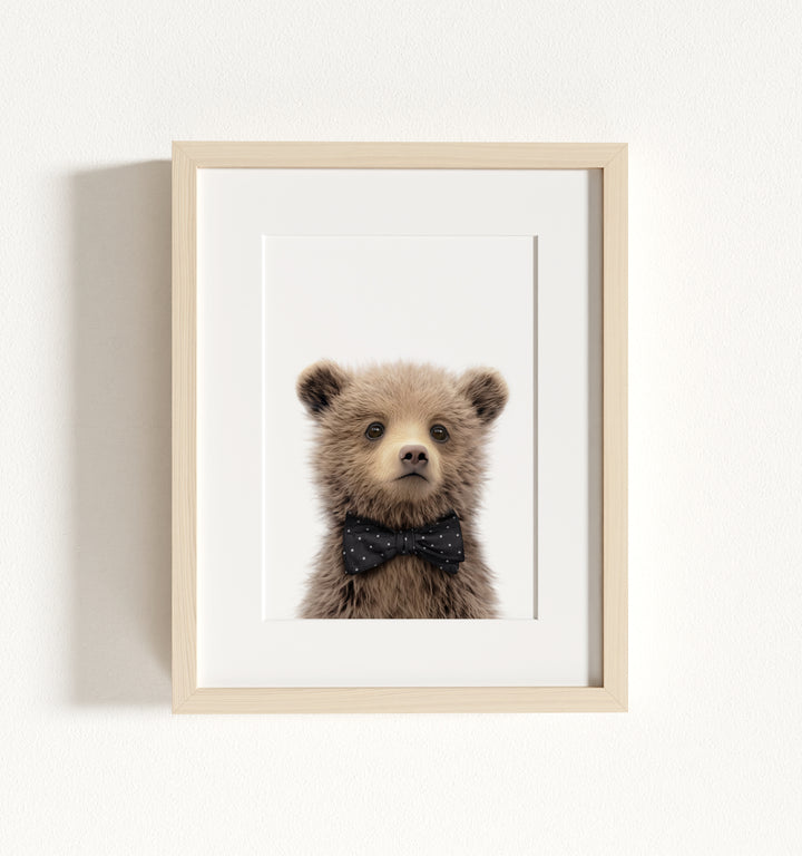 Baby Grizzly Bear Framed Art