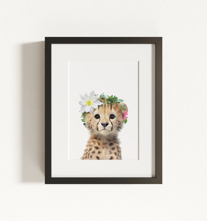 Baby Cheetah Framed Art