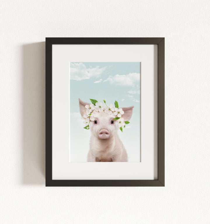 Baby Pig No. 2 Framed Art