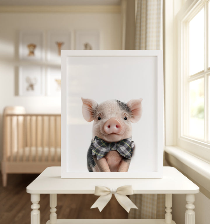 Baby Pig Framed Art