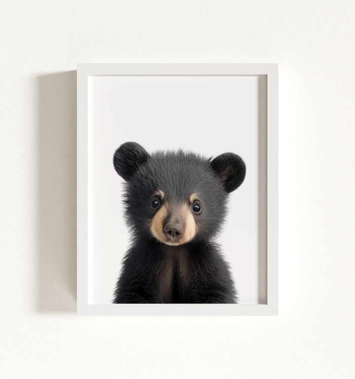 Baby Black Bear Framed Art