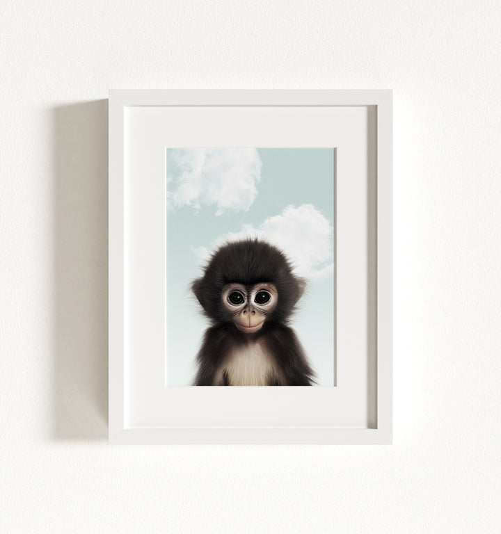Baby Monkey Framed Art