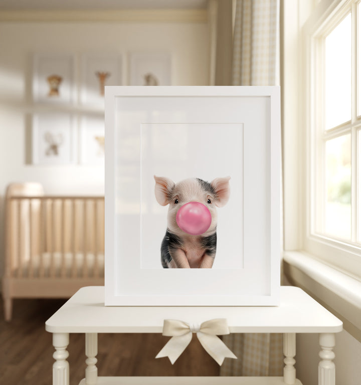 Baby Pig Framed Art