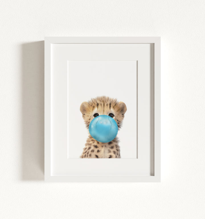 Baby Cheetah Framed Art