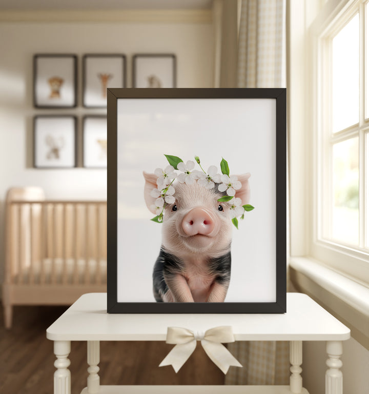 Baby Pig Framed Art