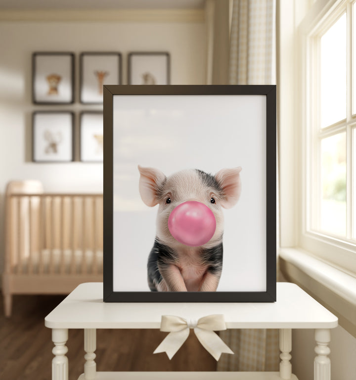 Baby Pig Framed Art