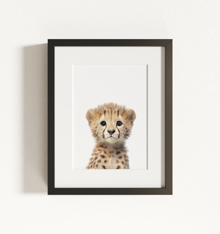 Baby Cheetah Framed Art