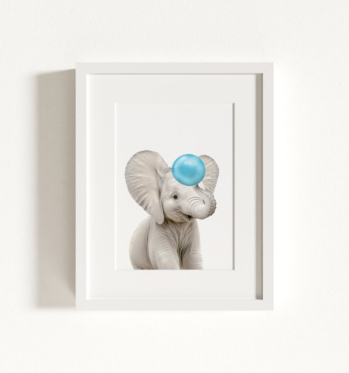 Baby Elephant Framed Art