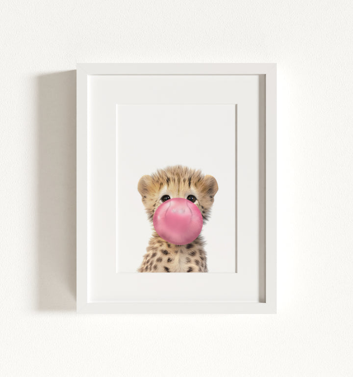 Baby Cheetah Framed Art