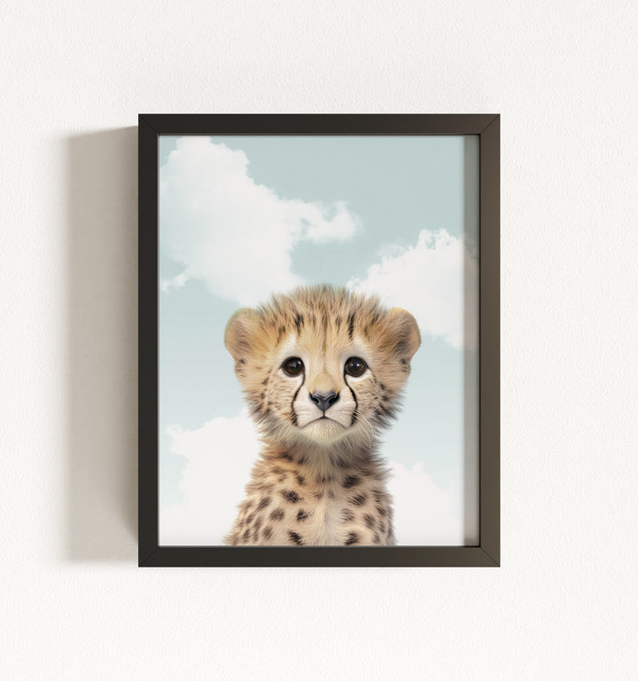 Baby Cheetah Framed Art