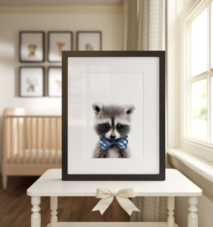 Baby Raccoon Framed Art