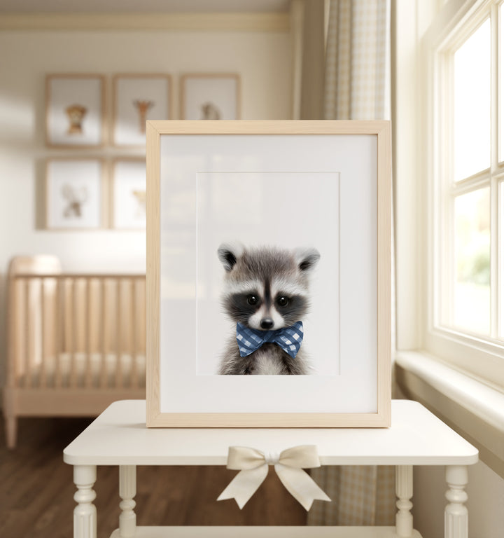 Baby Raccoon Framed Art