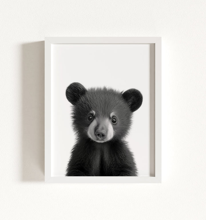 Baby Black Bear Framed Art