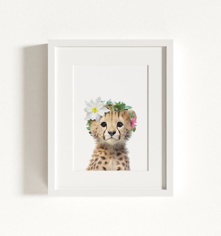 Baby Cheetah Framed Art