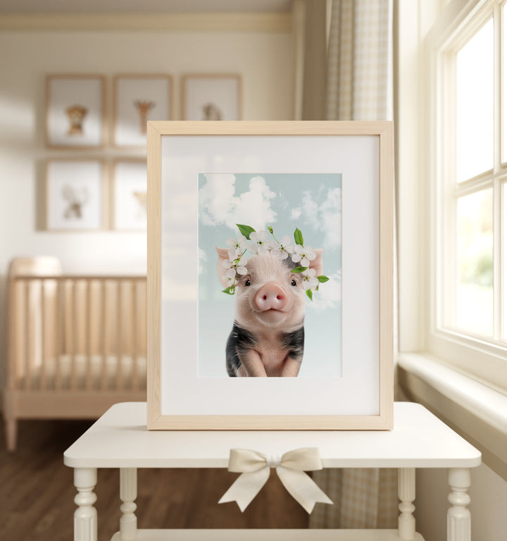 Baby Pig Framed Art