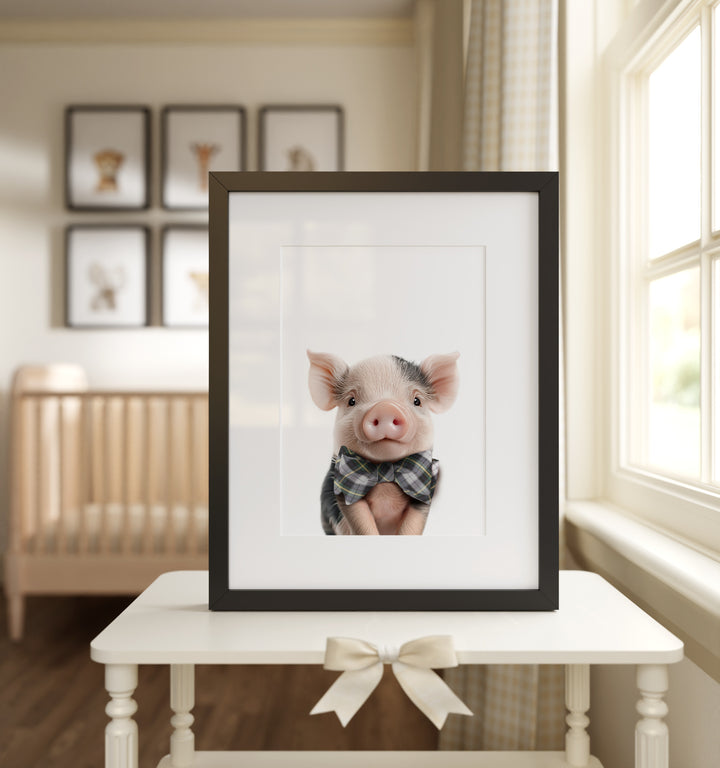 Baby Pig Framed Art