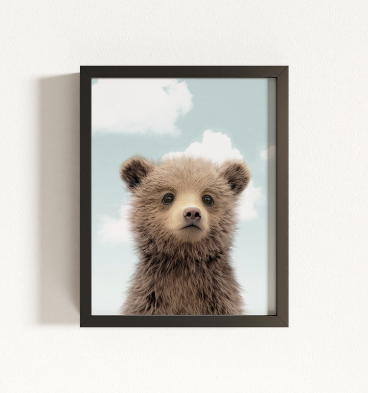 Baby Grizzly Bear Framed Art