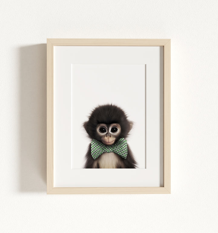 Baby Monkey Framed Art