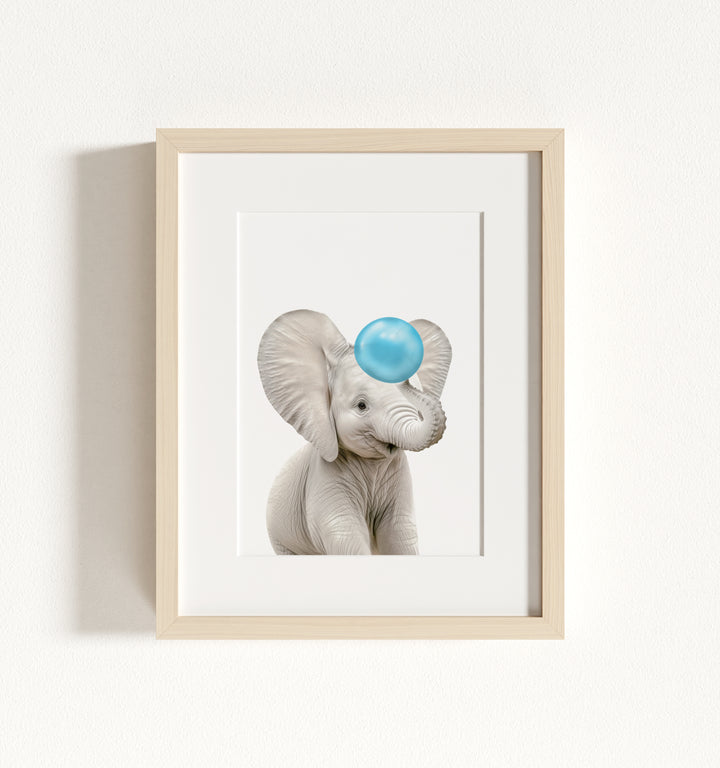 Baby Elephant Framed Art