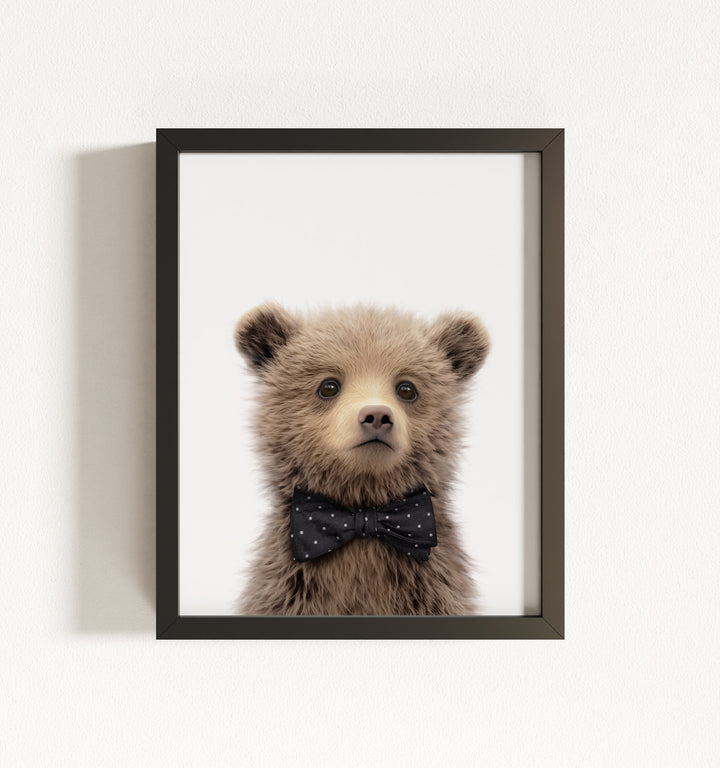 Baby Grizzly Bear Framed Art