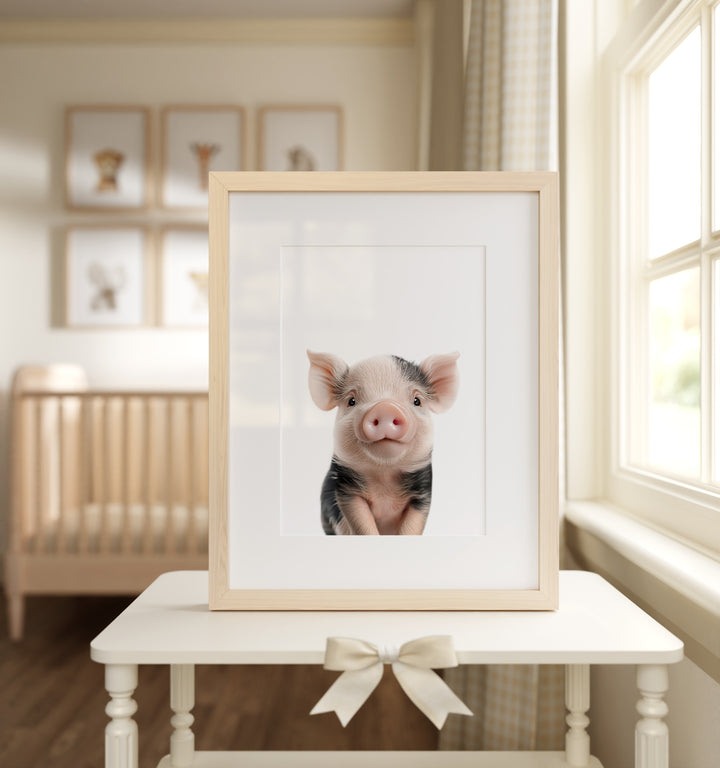 Baby Pig Framed Art