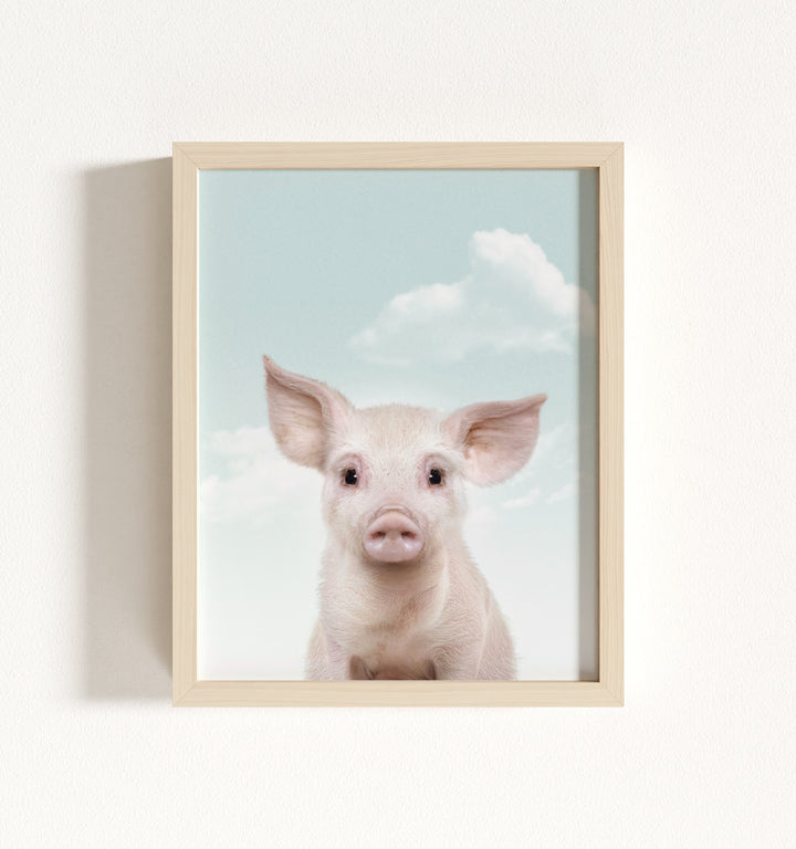 Baby Pig No. 2 Framed Art