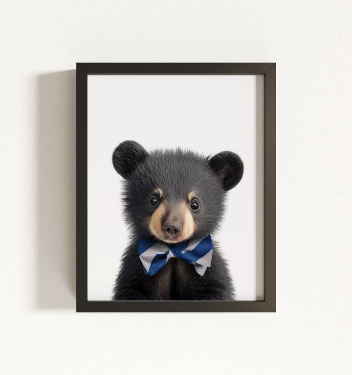 Baby Black Bear Framed Art
