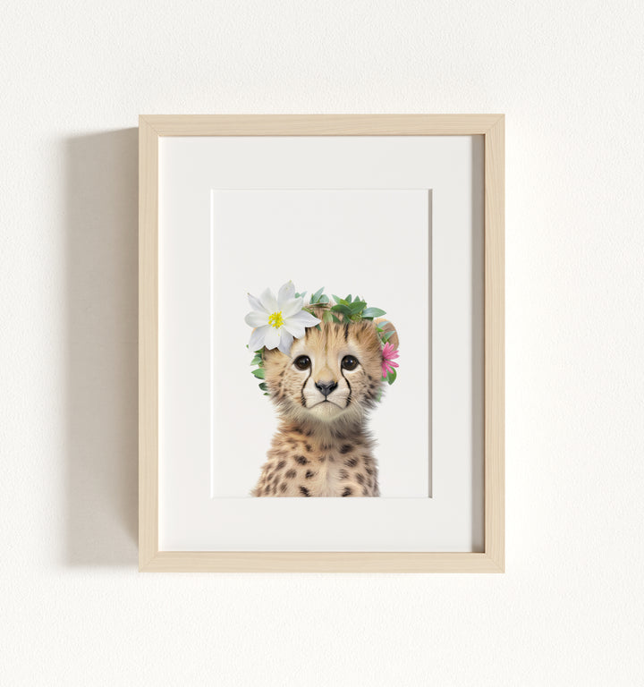 Baby Cheetah Framed Art
