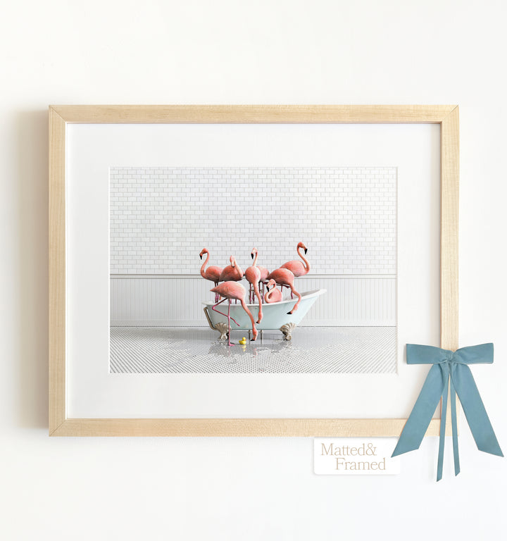 Framed Animals in Bathtubs - Mix and Match Horizontal