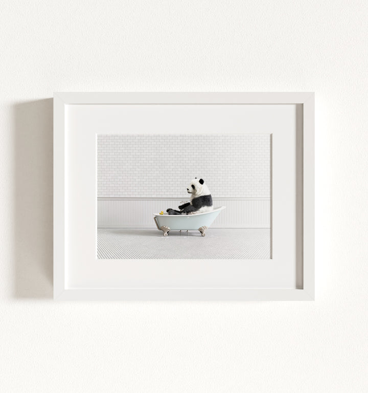 Framed Animals in Bathtubs - Mix and Match Horizontal