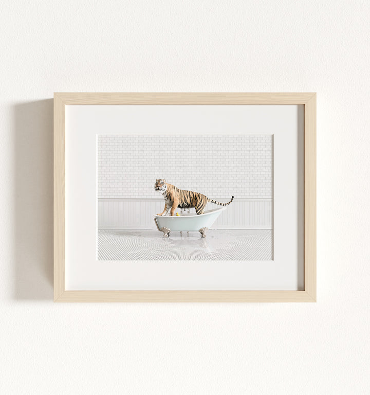 Framed Animals in Bathtubs - Mix and Match Horizontal