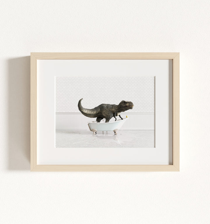 Framed Animals in Bathtubs - Mix and Match Horizontal