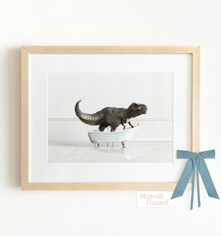 Framed Animals in Bathtubs - Mix and Match Horizontal