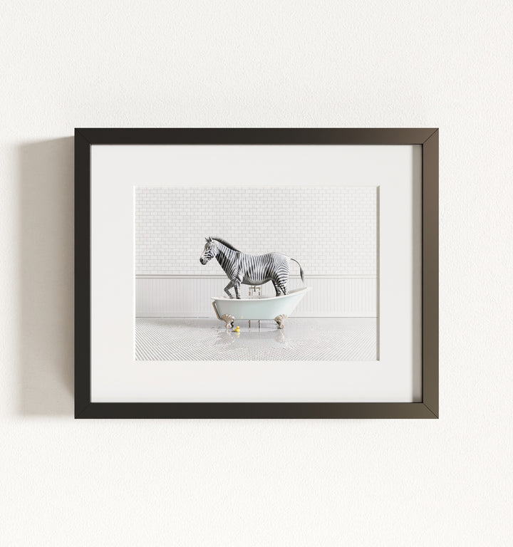 Framed Animals in Bathtubs - Mix and Match Horizontal