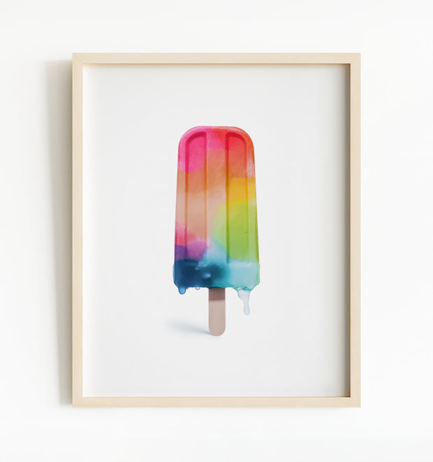 Rainbow Popsicle
