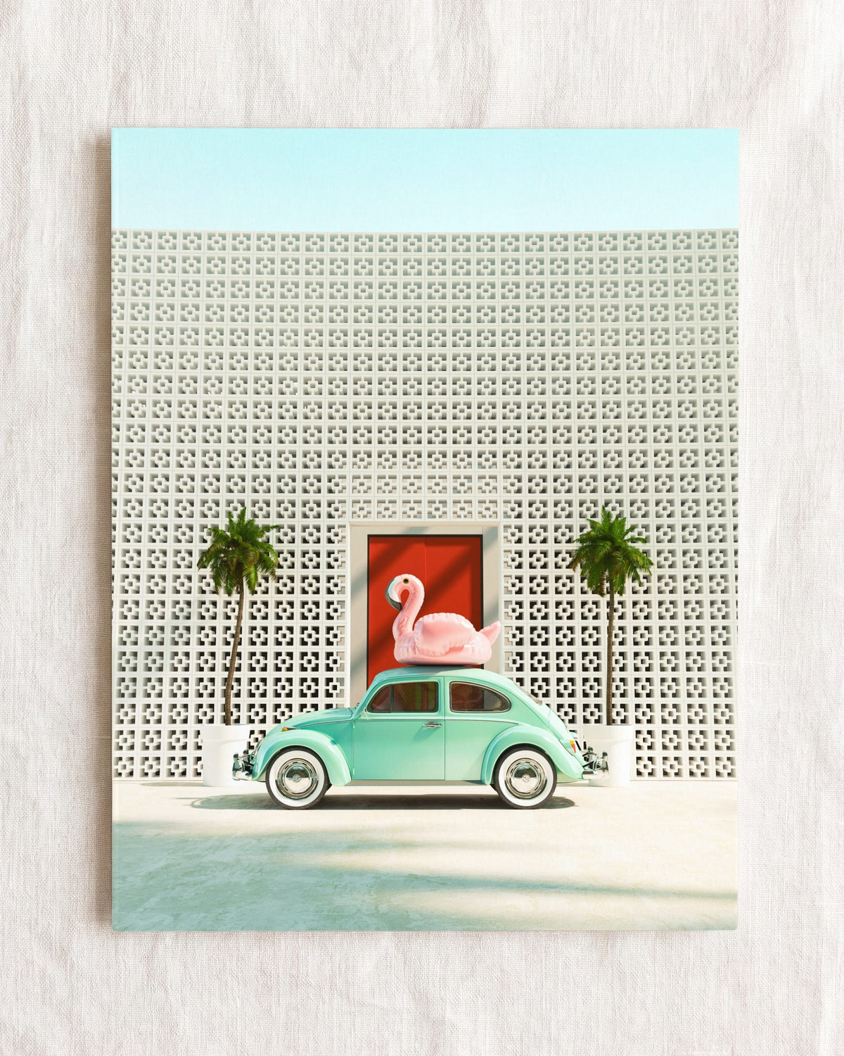 A Beetle and a Flamingo at The Parker