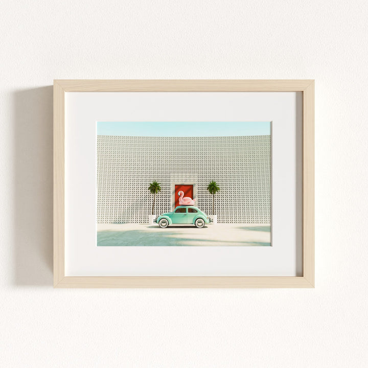 A Beetle and a Flamingo at The Parker