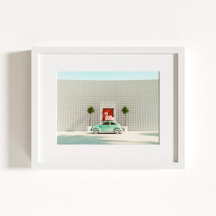 A Beetle and a Flamingo at The Parker