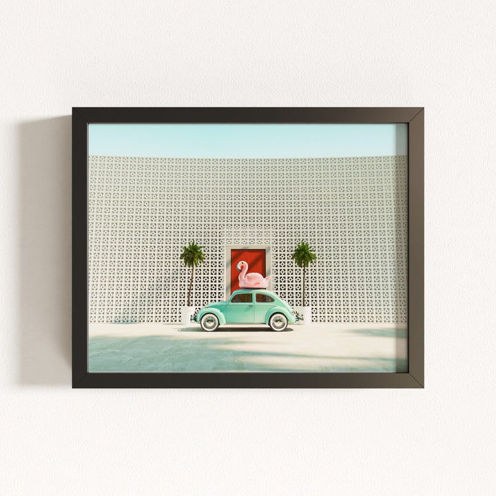 A Beetle and a Flamingo at The Parker