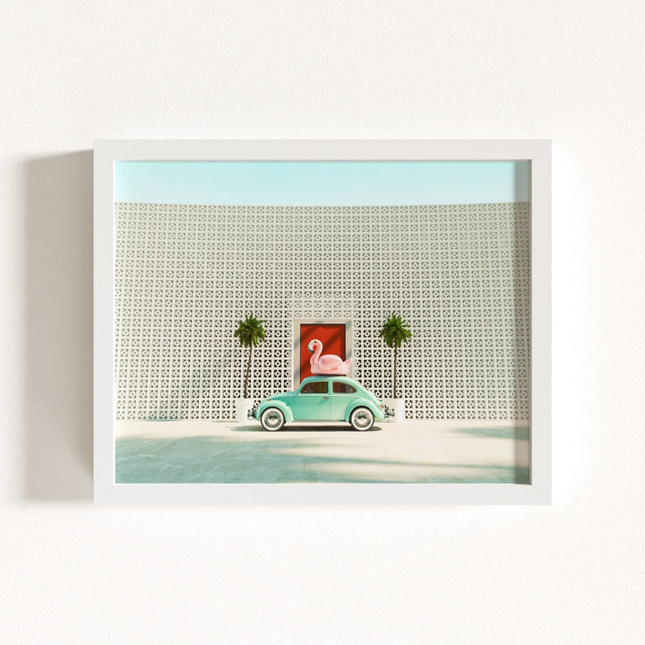 A Beetle and a Flamingo at The Parker