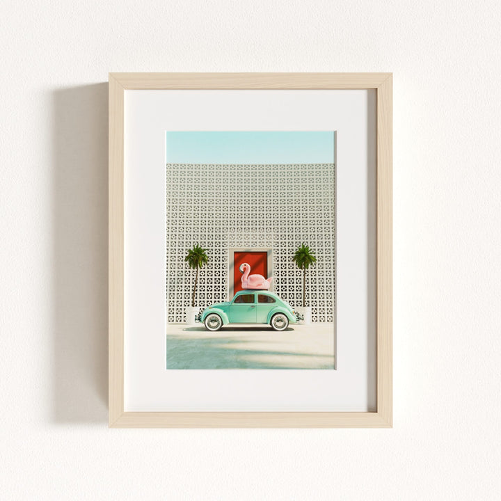 A Beetle and a Flamingo at The Parker