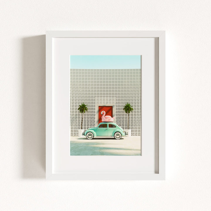 A Beetle and a Flamingo at The Parker