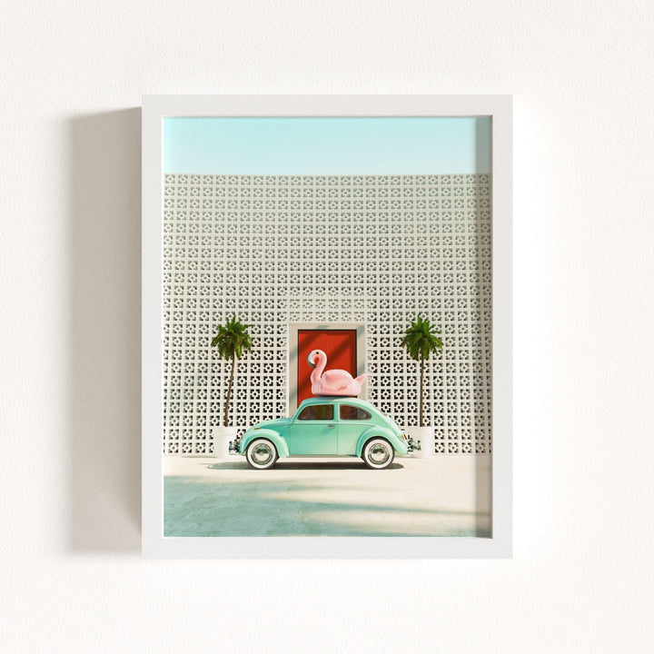 A Beetle and a Flamingo at The Parker