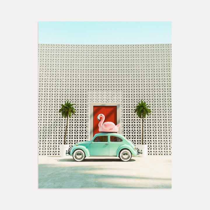 A Beetle and a Flamingo at The Parker