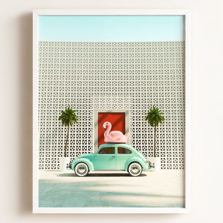 A Beetle and a Flamingo at The Parker