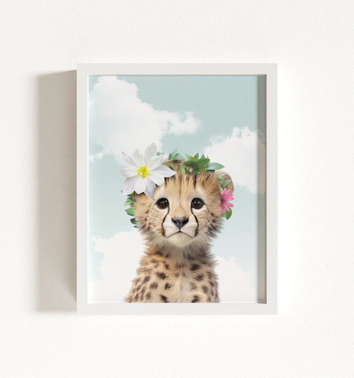 Baby Cheetah Framed Art