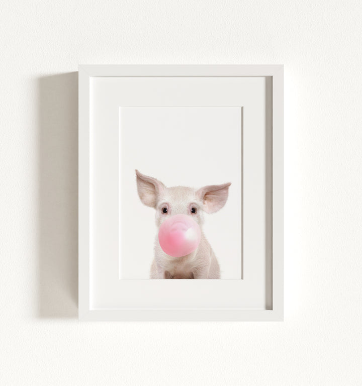 Baby Pig No. 2 Framed Art